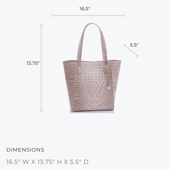 Brahmin NWOT Rare Brayden Tote in Washed Indigo Large! NEW LOWER PRICE! - Picture 9 of 10